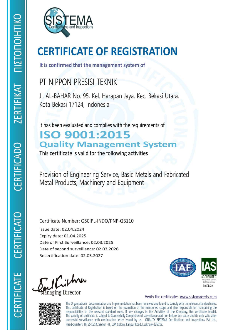 Sertifikat ISO